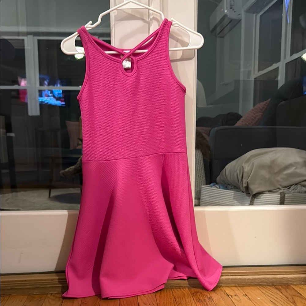 Sally Miller Pink Halter Sundress Sleeveless Casual